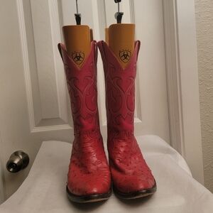 Caboots Ostrich Men's cowboy boots size10